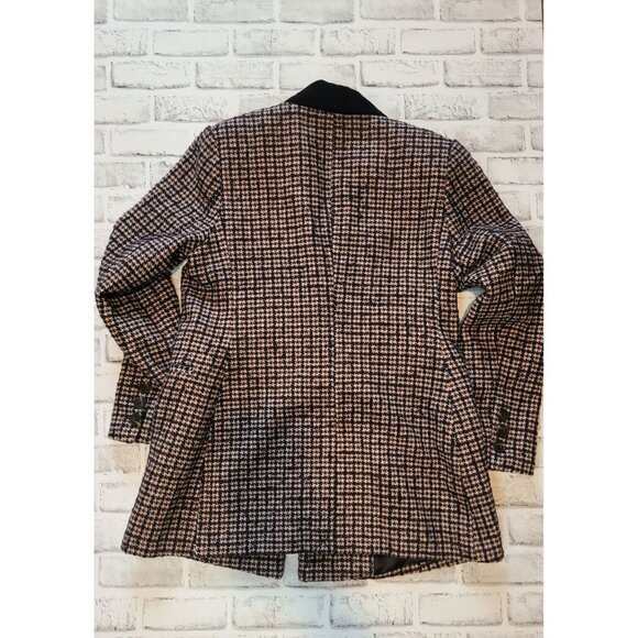 Avec Les Filles Black and Brown Plaid Blazer - Picture 3 of 7
